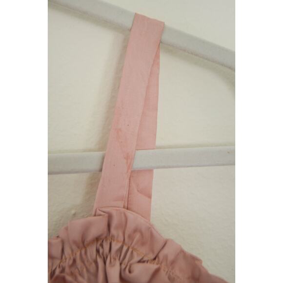 Vintage 80s Taffeta Ruffle Hem Gown Size X Small - Picture 6 of 9